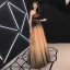 Élégant Orange Robe De Soirée 2019 Princesse Une épaule Sans Manches Appliques En Dentelle Perlage Longue Volants Dos Nu Robe De Ceremonie