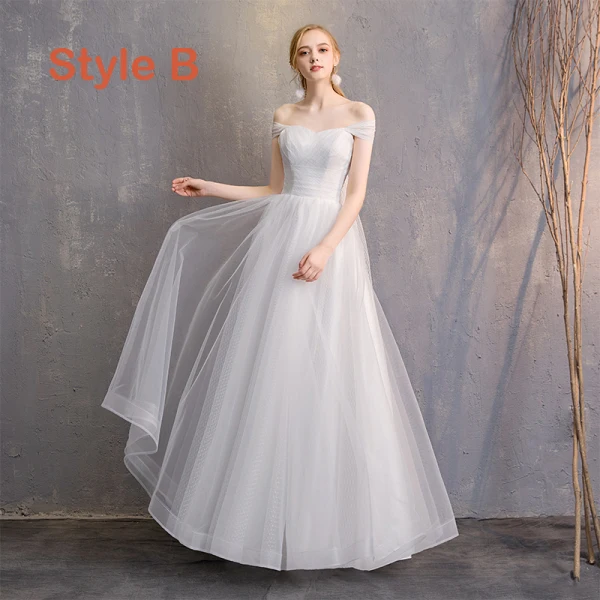 Affordable Ivory Bridesmaid Dresses 2019 A-Line / Princess Floor-Length / Long Ruffle Backless Wedding Party Dresses