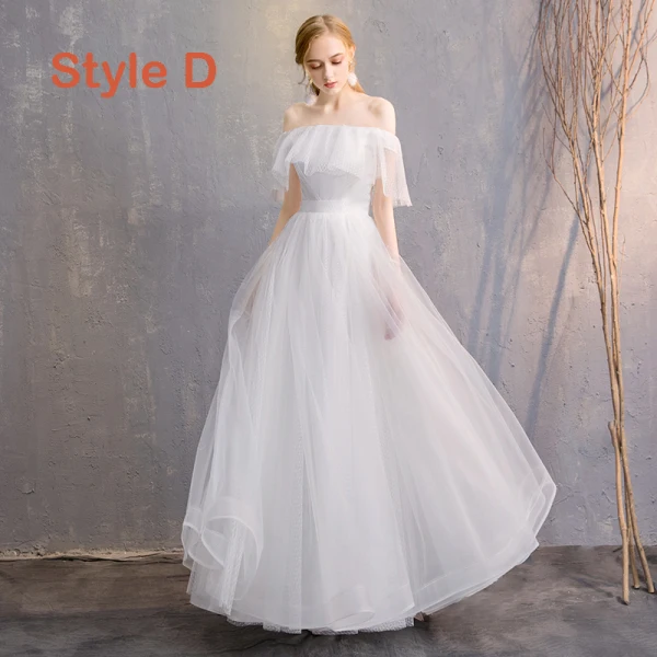 Affordable Ivory Bridesmaid Dresses 2019 A-Line / Princess Floor-Length / Long Ruffle Backless Wedding Party Dresses