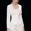 Vintage Rød Jumpsuit  2019 Prinsesse Kjæreste Med Sjal Langermede Ankel-lengde Buste Selskapskjoler