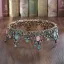 Vintage Barock Multi-Färger Rhinestone Brud Huvudbonad 2022 Legering Bröllop Tiara