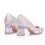 Schöne Weiß Kristall Ball Pumps 2023 9 cm Stilettos Spitzschuh Pumps Hochhackige