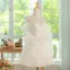 Charmant Beige Perlenstickerei Fallende Rüsche Kurze Partykleider 2024 Ballkleid Spaghettiträger Kurze Ärmel Rückenfreies Festliche Kleider