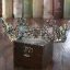 Vintage Barock Multi-Färger Rhinestone Brud Huvudbonad 2022 Legering Bröllop Tiara