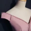 Simple Rougissant Rose Robe De Soirée 2018 Trompette / Sirène V-Cou Manches Courtes Perlage Cristal Ceinture Train De Balayage Dos Nu Robe De Ceremonie