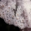 Modern / Fashion Lavender See-through Evening Dresses  With Shawl 2018 A-Line / Princess Scoop Neck Sleeveless Appliques Lace Pearl Rhinestone Sweep Train Formal Dresses