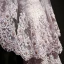 Modern / Fashion Lavender See-through Evening Dresses  With Shawl 2018 A-Line / Princess Scoop Neck Sleeveless Appliques Lace Pearl Rhinestone Sweep Train Formal Dresses