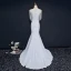 Modern / Fashion Dark Green See-through Evening Dresses  2018 Trumpet / Mermaid Scoop Neck Sleeveless Beading Crystal Tassel Court Train Ruffle Formal Dresses