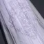 Elegante Lavendel Abendkleider 2018 A Linie Rundhalsausschnitt Ärmel Applikationen Mit Spitze Kristall Sweep / Pinsel Zug Rüschen Rückenfreies Festliche Kleider