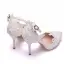 Élégant Blanche Perle En Dentelle Fleur Chaussure De Mariée 2025 Bride Cheville 9 cm Talons Aiguilles À Bout Pointu Mariage Talons Hauts