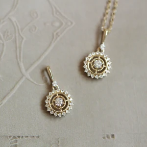 Vintage Oro Rhinestone Plata Esterlina Collares Accesorios 2023
