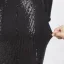 Sparkly Black Sequins Evening Dresses 2023 Trumpet / Mermaid V-Neck Long Sleeve Floor-Length / Long Evening Party Formal Dresses