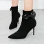 Mote Brun Sløyfe Gateklær Boots Dame 2022 8 cm Stiletthæler Spisse Boots