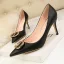 Chic / Beautiful Black Cocktail Party Prom Pumps 2022 7 cm Stiletto Heels Pointed Toe Pumps High Heels