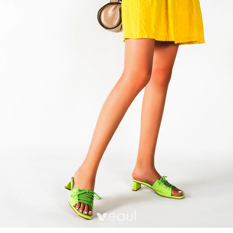 slim fit dress slacks Women's Mandey Dress Sandals - Neon Yellow main image 1