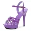 Chic / Belle Noire Club de carnaval Sandales Femme 2020 Bride Cheville 13 cm Talons Aiguilles Peep Toes / Bout Ouvert À Bout Pointu Sandales