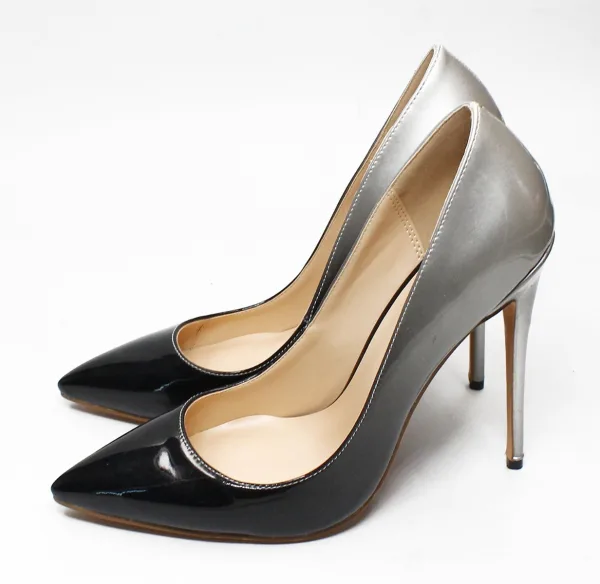 Charming Cocktail Party Red Gradient-Color Pumps 2021 10 cm Stiletto Heels High Heels Pointed Toe Pumps