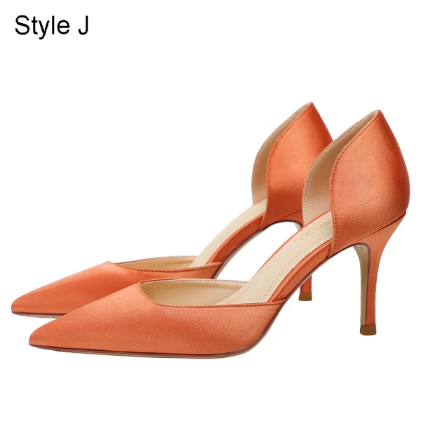 Chic / Beautiful Navy Blue Office OL Leather Open Side Womens Shoes 2021 8 cm Stiletto Heels Pointed Toe High Heels