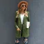 Tomber Hiver Vêtement de rue Gris Tricot Ample Manteaux & Vestes 2021 Manches Longues Femme Hauts