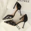 Affordable Silver Casual Womens Shoes 2019 Ankle Strap Sequins 9 cm Stiletto Heels Pointed Toe High Heels