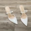 Modest / Simple Black Casual Womens Sandals 2020 Patent Leather 10 cm Stiletto Heels Pointed Toe Sandals