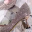 Charming Black Sequins Wedding Shoes 2020 7 cm Stiletto Heels Pointed Toe Wedding Pumps