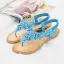 Bohême Chic / Belle Beige Désinvolte Cristal Pantoufle & Tongs 2020 En Dentelle Fleur Perle Plat Chaussures Femmes