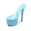 Transparent Blanche Club de carnaval Sandales Femme 2020 17 cm Talons Aiguilles Peep Toes / Bout Ouvert Sandales