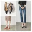 Simple Noire Bureau OL Slingbacks Sandales Femme 2020 10 cm Talons Aiguilles À Bout Pointu Sandales