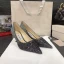Scintillantes Océan Bleu Soirée Paillettes Escarpins 2021 Cuir 8 cm Talons Aiguilles À Bout Pointu Escarpins Talons Hauts