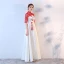 Chinese style 2017 Evening Dresses  Green Scoop Neck 1/2 Sleeves Embroidered Evening Party Formal Dresses