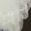 Chic / Beautiful White Wedding Tulle Lace Short 1.5 m Appliques Wedding Veils 2018