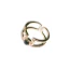 Mode Guld Rhinestone Ögon Bandring Karnevalsklubb Ringar 2019 Tillbehör