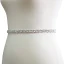 Romantique Couture Blanche Promo Rubans 2020 Satin Métal Fait main Perlage Faux Diamant La Mariée Mariage Soirée Accessorize