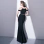Modern / Fashion Charming 2 Piece Dark Green Court Train Evening Dresses  2018 Trumpet / Mermaid Spaghetti Straps Evening Party Formal Dresses