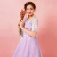 Modern / Fashion Purple Plus Size Graduation Dresses 2018 Tulle U-Neck Backless Beading Embroidered Evening Party Formal Dresses