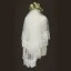 Chic / Beautiful White Wedding Tulle Lace Short 1.5 m Appliques Wedding Veils 2018