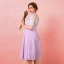 Modern / Fashion Purple Plus Size Graduation Dresses 2018 Tulle U-Neck Backless Beading Embroidered Evening Party Formal Dresses