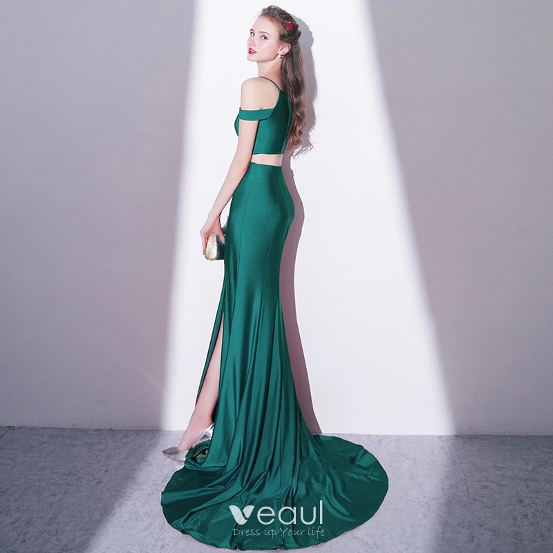 chinese dress ladies Ashley Lauren 11646 Formal Dresses White 10 / Aqua