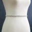 Romantique Couture Blanche Promo Rubans 2020 Satin Métal Fait main Perlage Faux Diamant La Mariée Mariage Soirée Accessorize