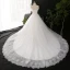 Classic Elegant Ivory Plus Size Ball Gown Wedding Dresses 2021 Crossed Straps Off-The-Shoulder Sleeveless Lace Tulle 3D Lace Appliques Backless Handmade  Chapel Train Wedding