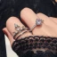 Luxury / Gorgeous Silver Rhinestone Pageant Wedding Rings 2019 Accessories