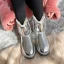 Amazing / Unique Silver Snow Boots 2020 Woolen Patent Leather Casual Outdoor / Garden Winter Flat Round Toe Womens Boots