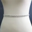 Romantique Couture Blanche Promo Rubans 2020 Satin Métal Fait main Perlage Faux Diamant La Mariée Mariage Soirée Accessorize