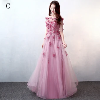 Chic Belle Bordeaux Robe De Soirée 2017 Princesse V Cou Dentelle Perlage Appliques Dos Nu Soirée Robe De Ceremonie