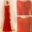 Modern / Fashion Red Sweep Train Evening Dresses  2018 Trumpet / Mermaid Charmeuse U-Neck Beading Tassel Formal Dresses
