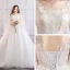 Modern / Fashion White Plus Size Ball Gown Wedding Dresses 2019 Lace Tulle Appliques Backless Beading Sequins Strapless Chapel Train Wedding