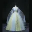 Elegant Sky Blue Beading Pearl Appliques Lace Flower Prom Dresses 2022 Ball Gown V-Neck Long Sleeve Backless Floor-Length / Long Formal Dresses