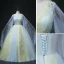 Elegant Sky Blue Beading Pearl Appliques Lace Flower Prom Dresses 2022 Ball Gown V-Neck Long Sleeve Backless Floor-Length / Long Formal Dresses