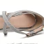 Charmant Argenté Soirée Sandales Femme 2022 X-Strap 9 cm Talons Épais Peep Toes / Bout Ouvert Sandales Talons Hauts